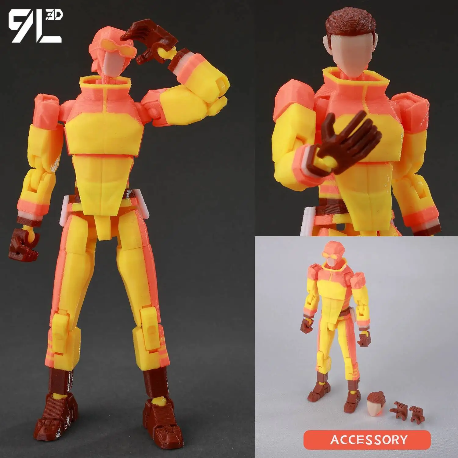 9L3D Gedrukt Superhelden Invincible 2.0 Anime Multi-Jointed Shapeshift Speelgoed Actiefiguren Mannequin Model Ornamenten Geschenken - afbeelding 1