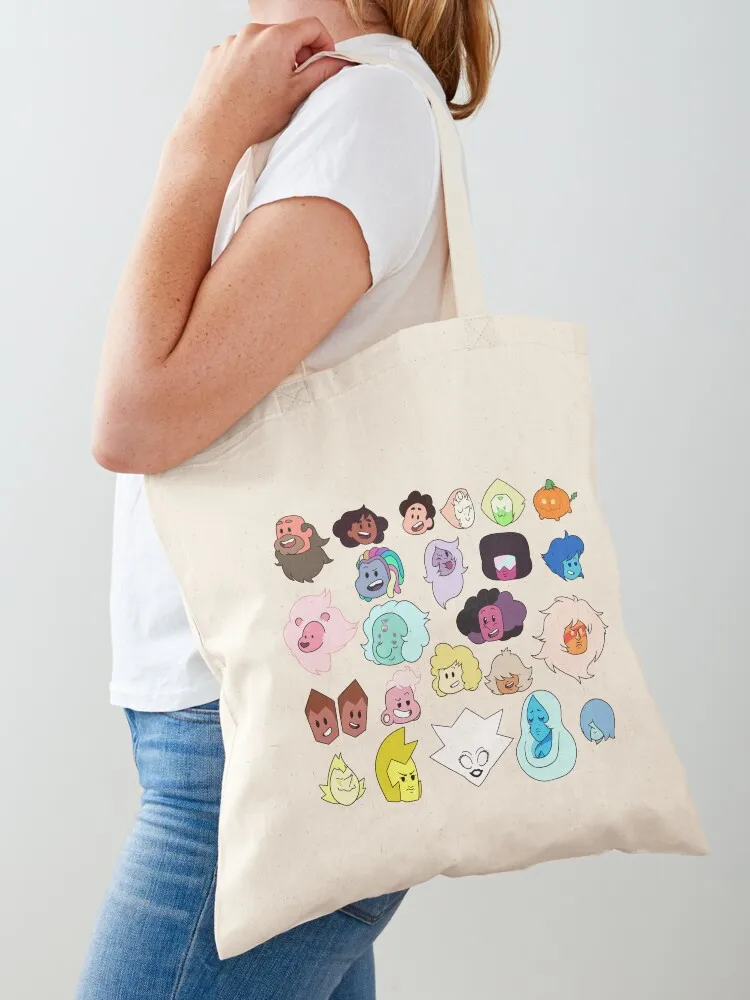 Steven Universe: Heads Tote Bag shoping bag reusable grocery bags Gift bags Big bag women