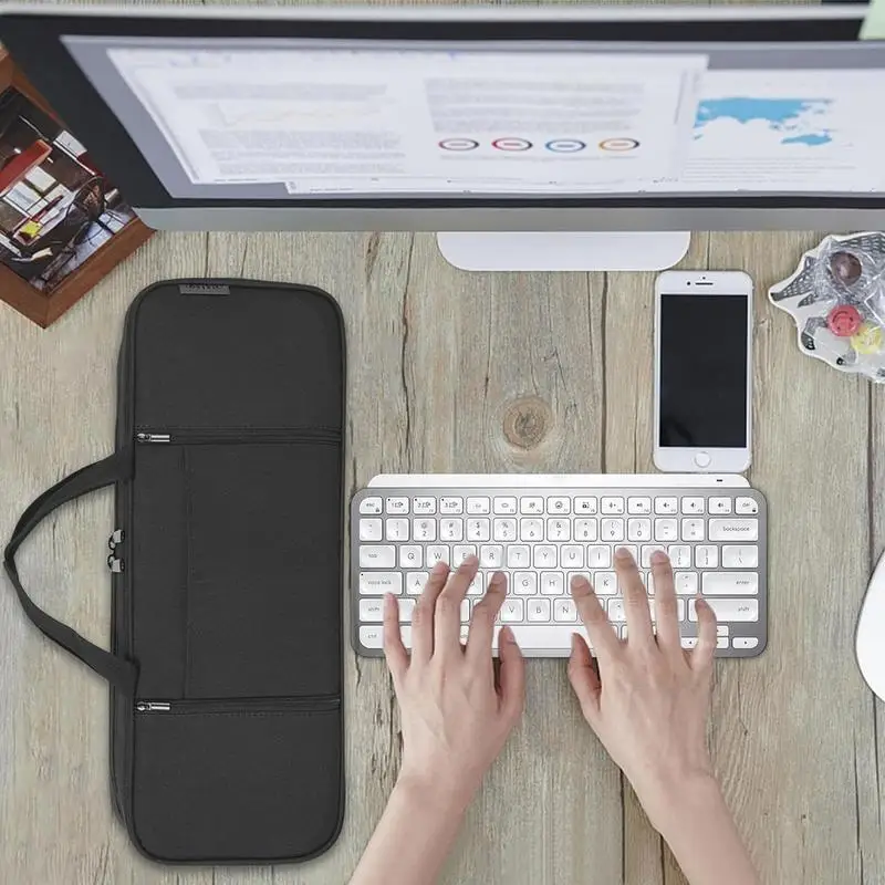 Computer Keyboard Bag Small Laptop Keyboard Storage Bag Keyboard Dust Cover For Computer Keyboard Mechanical Game Keyboards