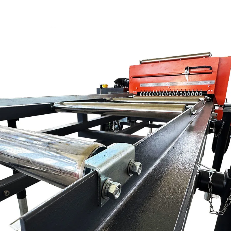 Automatic Hydraulic Lumber Edger For Wood Cutting Timber Log For Woodworking 220V Horizontal Band Sawmill Board Edger