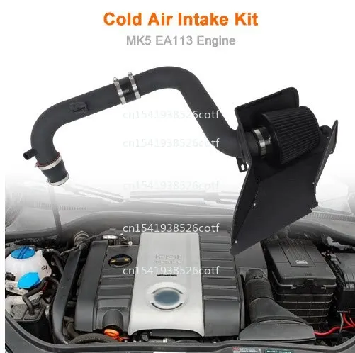 Automotive Retrofit Aluminum Intake Pipe Kit for Golf MK5 GTI EA113 Engine 2.0T