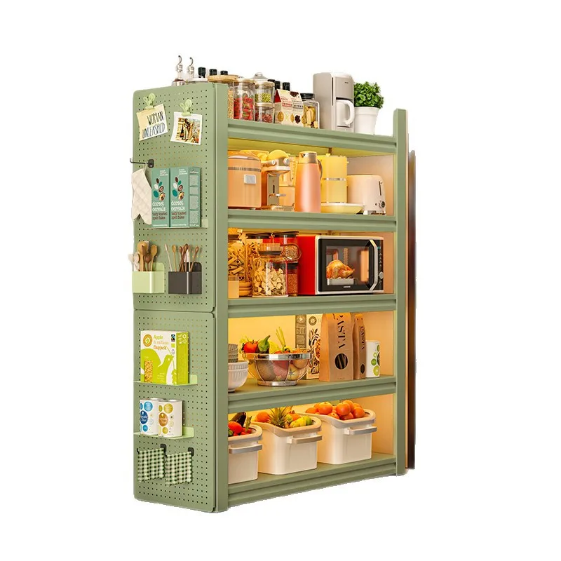 

Shelf special hole plate storage box accessories metal non-punching entrance kitchen shelf multi-functional