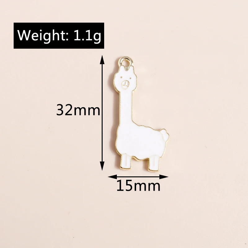 Leslie 10 Stück Emaille-Tieranhänger Bär Ente Frosch Pinguin für Schmuckherstellung DIY Halsketten Ohrringe Schmuckzubehör – Detail 22