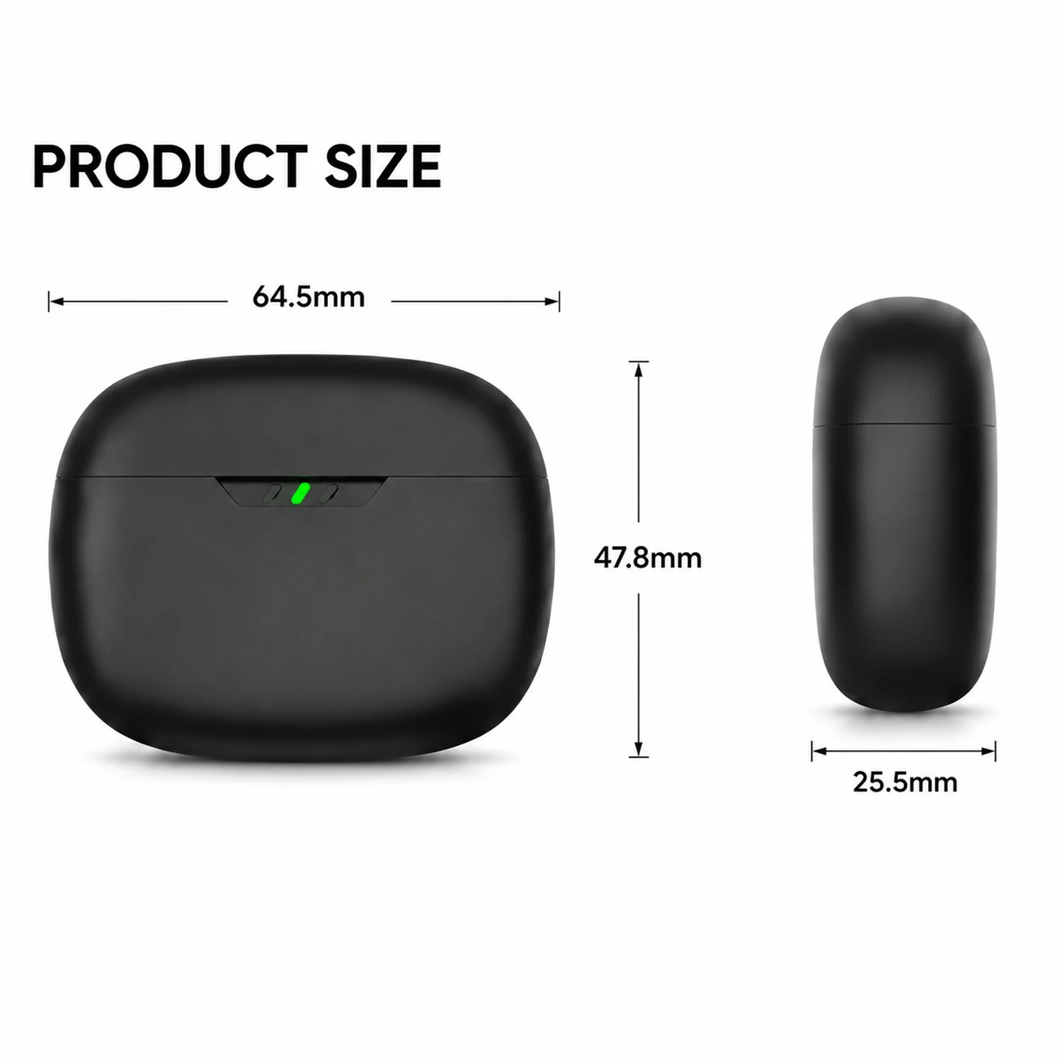 For JBL Wave Beam 2/Vibe Beam 2 Replacement Charging Case 600mAh Type-C Compatible Case Only image 6