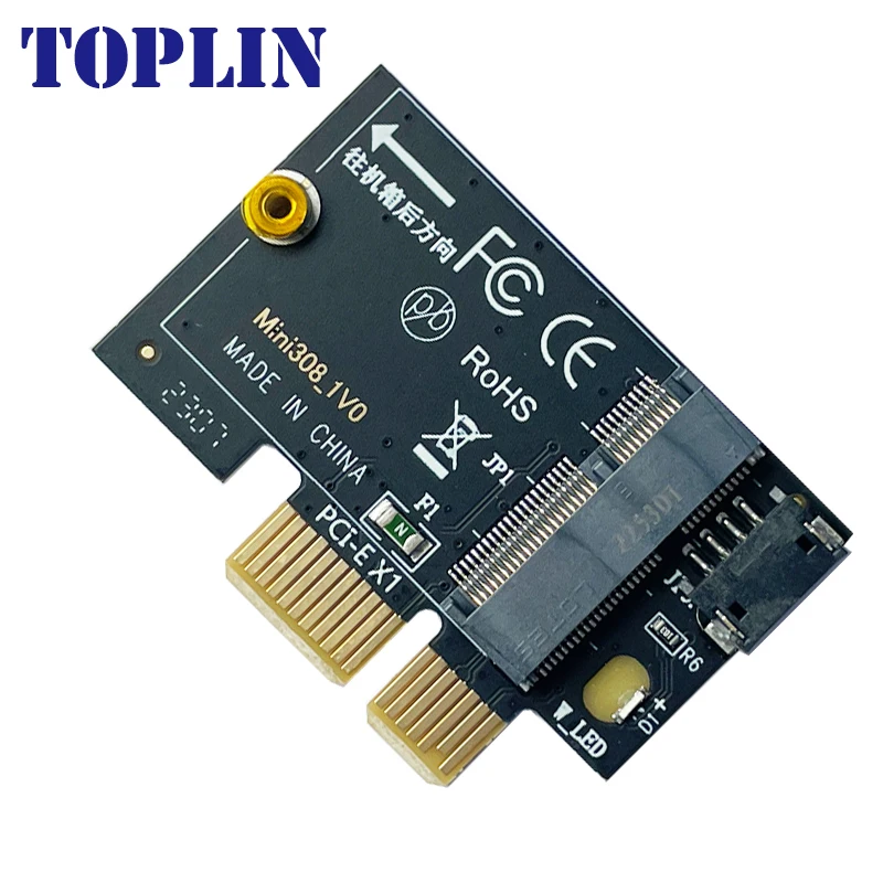 PCIE X1 WiFi Card Adapter Wireless Network Card M2 NGFF Bluetooth Converter for Desktop Wi-fi AX210 8260 8265NGW AX200 9260 7265