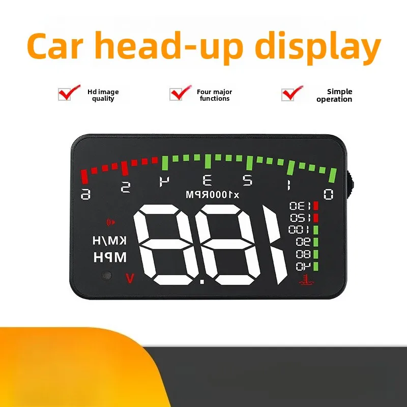 

A900 HUD Автомобильный проекционный экран, скорость автомобиля, температура воды, напряжение 4, практичные функции дисплея
