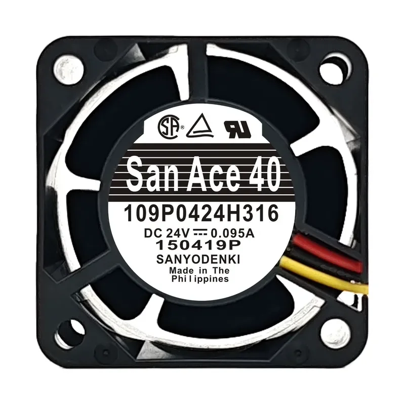 for Sanyo 24V Cooling Fan 109P0424H316 H301 H3013 3D043 H338 H302 H320 H329 High Speed DC Blower for Server Cabinet