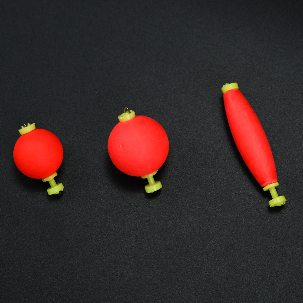 6 قطعة الصيد المرجح Bobbers السيجار رغوة تعويم إيفا العوامة شكل بيضاوي سترايك مؤشرات المفاجئة على الصيد تعويم باس سمك السلمون المرقط Crappie