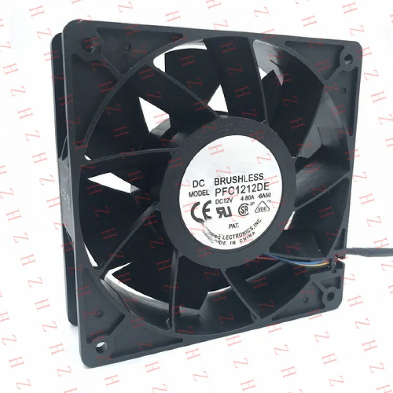 P+ FOR Delta PFC1212DE DC 12V 4.8A 12038 Volume Violent High Speed Cooling Fan 7500RPM
