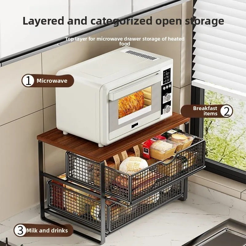 Modern Minimalist Double Layer Iron Art Office Desktop Printer Stand Storage Rack Multi-Function Ground Fixed Installation