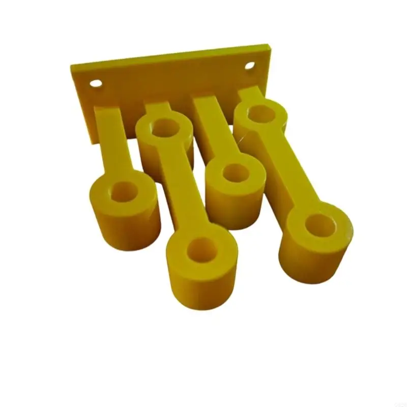 G92C Home Maintenance Screwdriver Rack 6 Opening Wall Mount Storage for Pegboard Boards, Garage Repair Areas and DIY Use