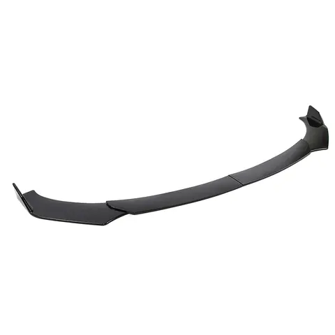 4Pcs Car Universal Front Shovel Gloss Car Front Bumper Lip Body Kit Front Under Lips Diffuser Spoiler Auto Accessories