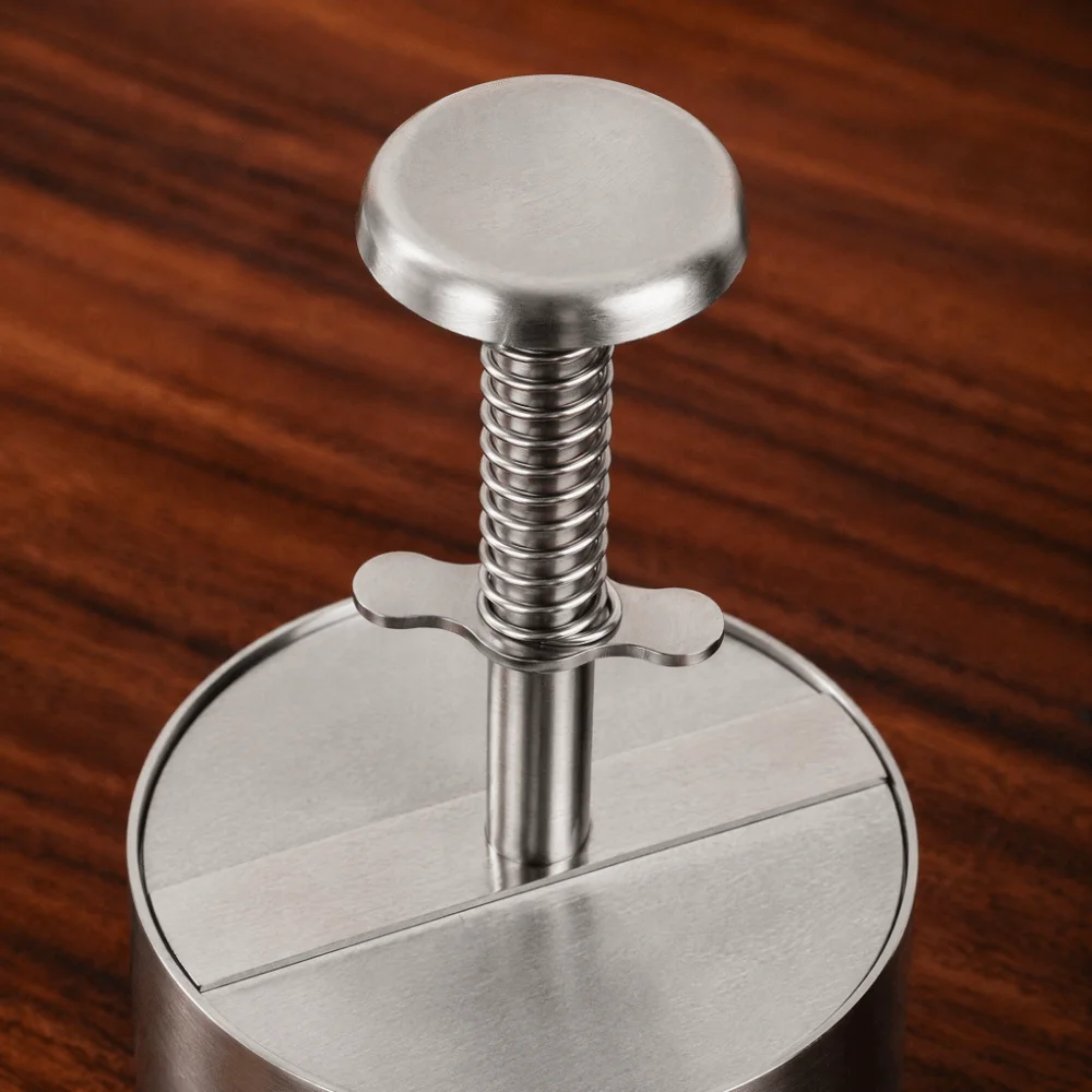 Durable Stainless Steel Burger Press Round Non Stick Hamburger Patty Maker 8/10/12 cm Kitchen Tool Meat Patty Press Kitchen Use