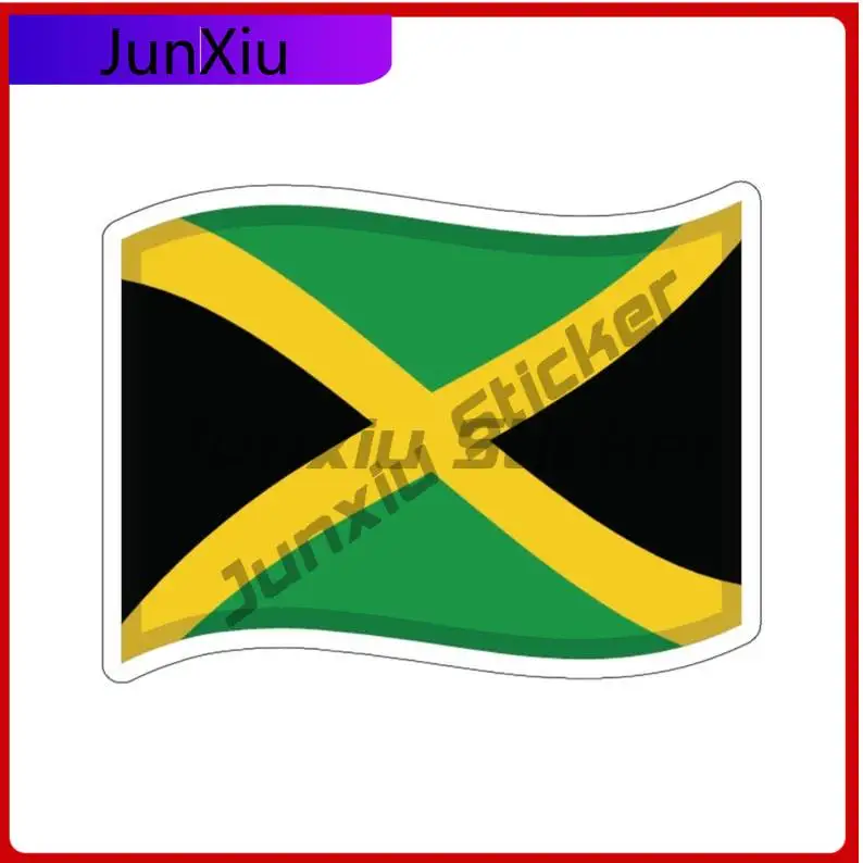 

Jamaican Flag Sticker Jamaica Anti Scratch Exterior Parts Decals Decorations For Camper Windows Windshield Luggage Kayak Suv Car