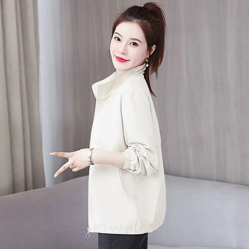 Women's Short Jacket 2024 Spring and Autumn New Korean Loose Jacket Windbreaker Female Fashion Short Baseball Coat Outerwear