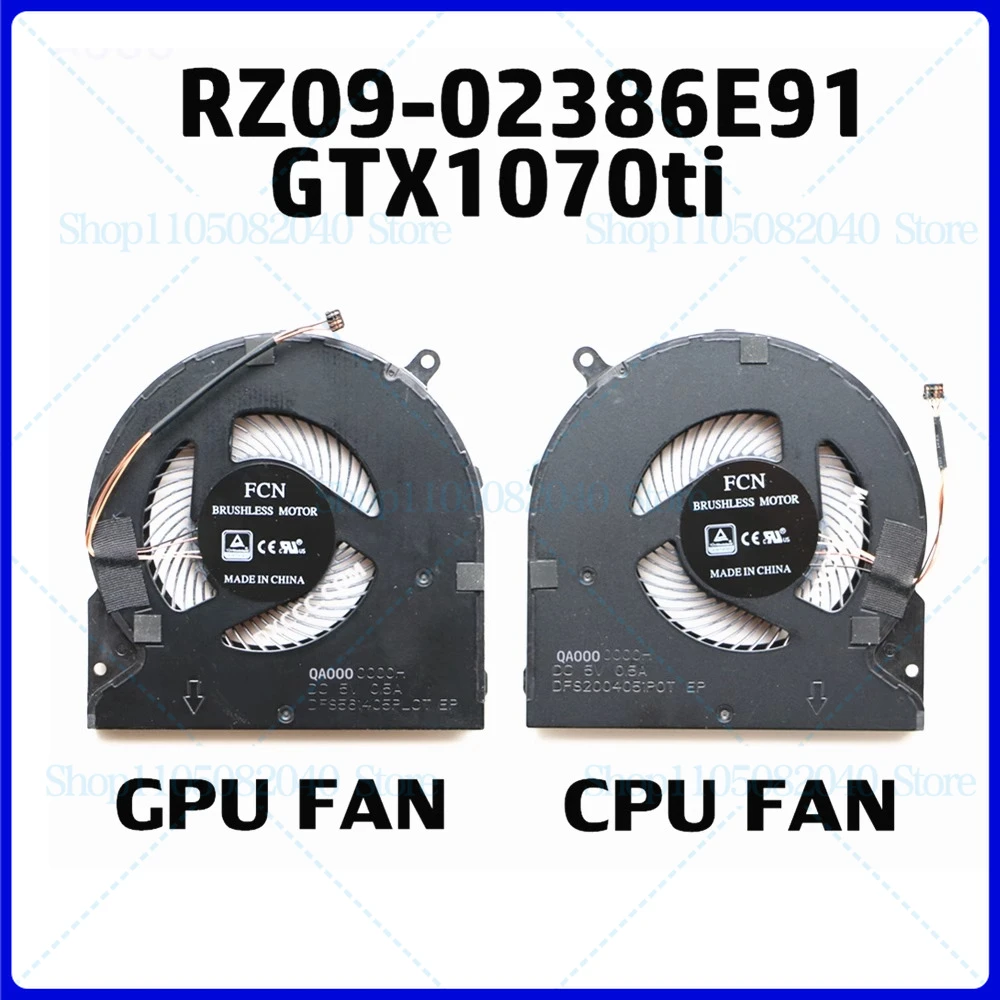 For  Razer RZ09-02385 RZ09-02386E91 GTX1070 FAN CPU & GPU