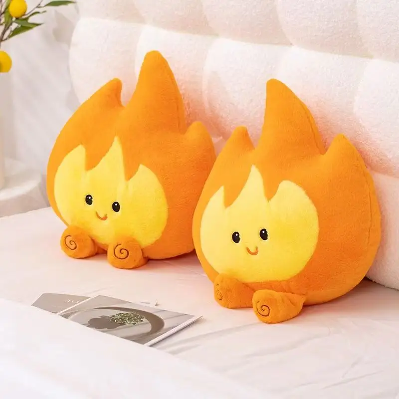 22/46cm Neue Simulations-Flammenpuppe Gefülltes Plüschtier Kissen Niedliches Cartoon-Anime-Geschenk für Freunde Spaßpuppe – Detail 13