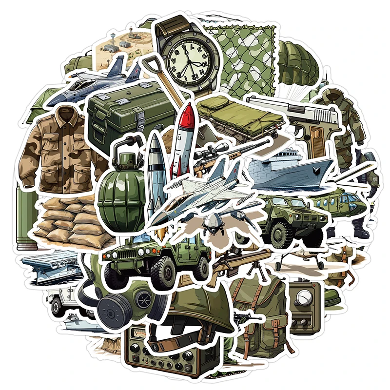50PCS Military Stic… - image