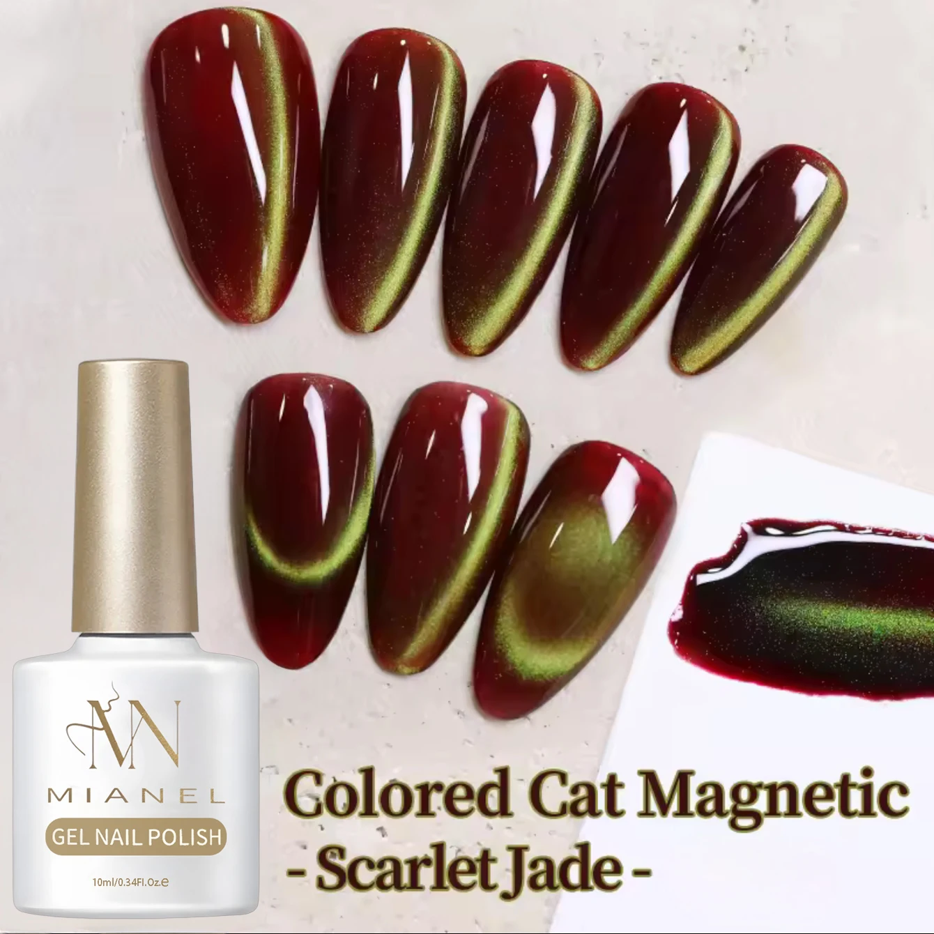 10ML 1 Stück 2026 Rot-Grüne Nä – Nail Art Emerald Green Bewertung und Preis
