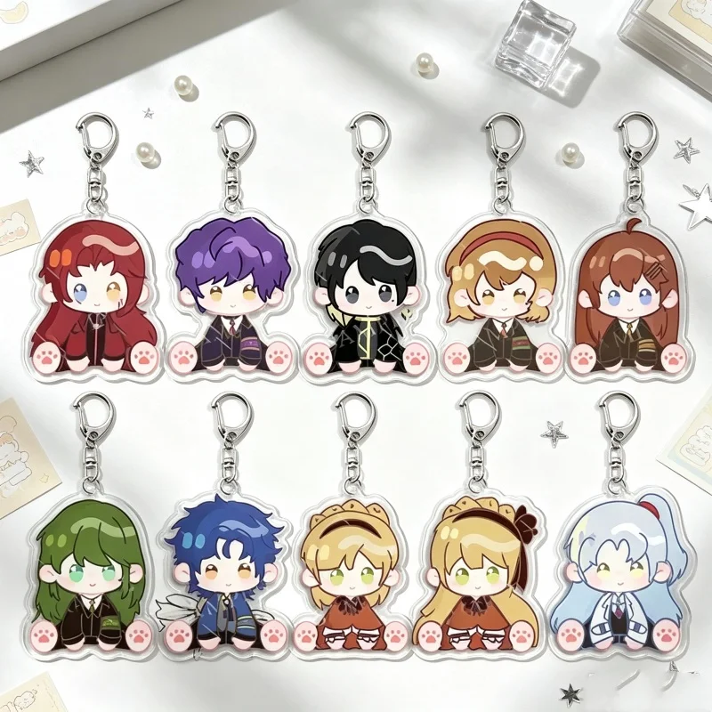 Lobotomy Corporation Anime Game 6CM Acrylic Keychain Bag Pendant (Angela/Malkuth/Yesod) Bag&Car Pendant Anime Lovers 2026