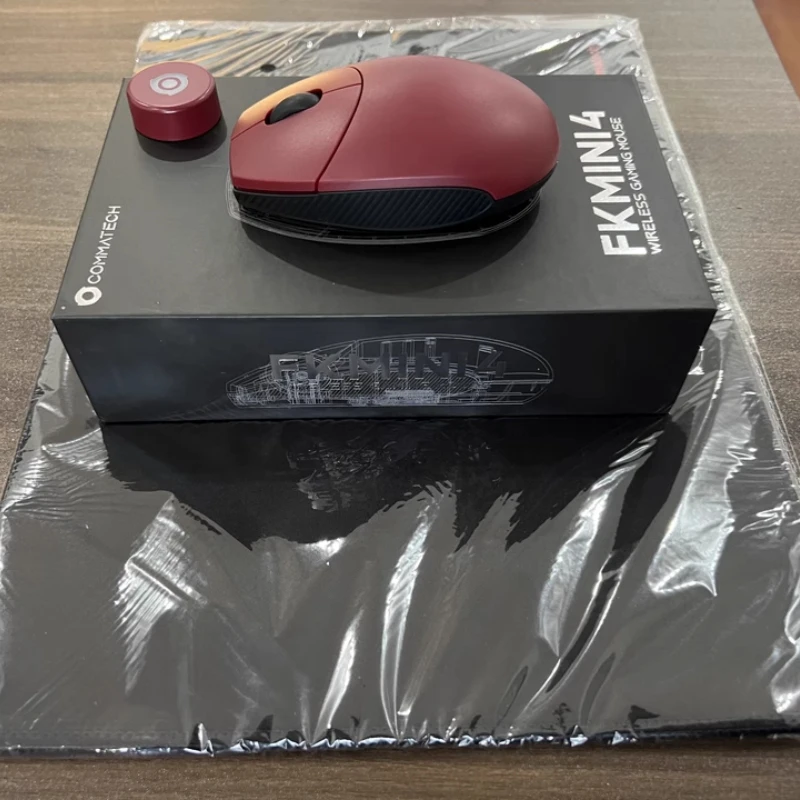 Ratón para juegos Maca Fkmini4 Chip 3395 ergonómico tres modos de conexión 8k inalámbrico Bluetooth Starcraft ratón para juegos ligero