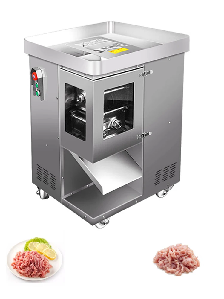 

Commercial Small Electric Meat Slicing Machine Fully Automatic Shred Slicer Dicing Wire Cutter