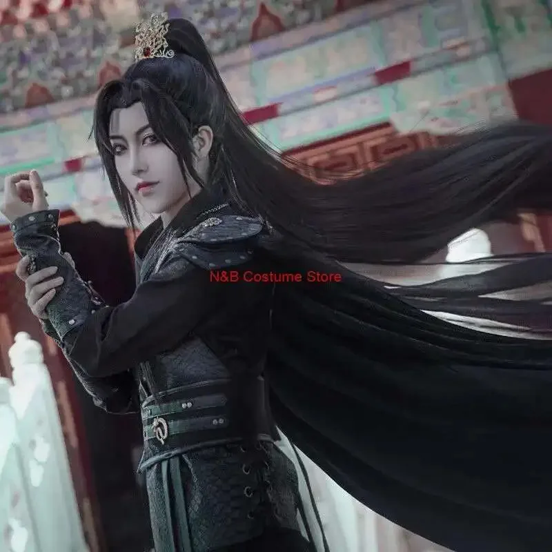 Erha Mo Ran Sha Po Lang personaje Chang Geng disfraz de Cosplay TGCF agua negra He Xuan versátil antiguo Hanfu