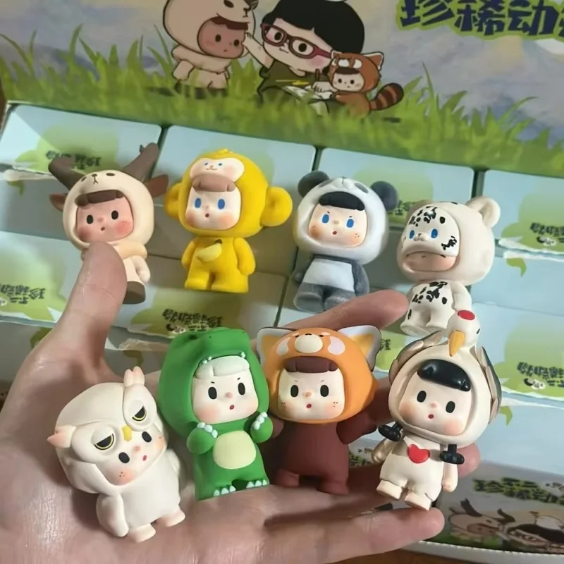 New Blind Box Original Non-Second Rare Animal Series Cute Mysterious Surprise Box Cute And Lovely Doll Desktop Ornaments Toy Gif