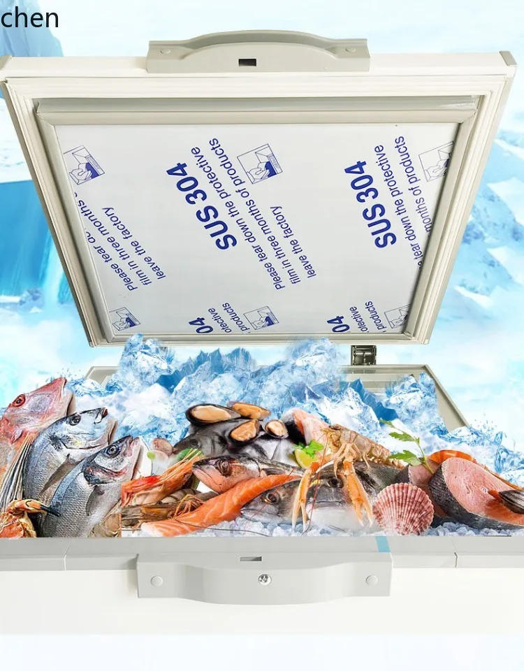 LXC ตู้เย็นองศาตู้แช่แข็งตู้แช่แข็งอุณหภูมิต่ําเป็นพิเศษตู้เย็นอุตสาหกรรมแนวนอนแช่แข็งองศาเชิงพาณิชย์