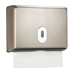 ABS Material Rectangular Wall-mounted Bathroom Tissue Dispenser Tissue Box Holder Home Car Organizer for Multifold Paper Towels