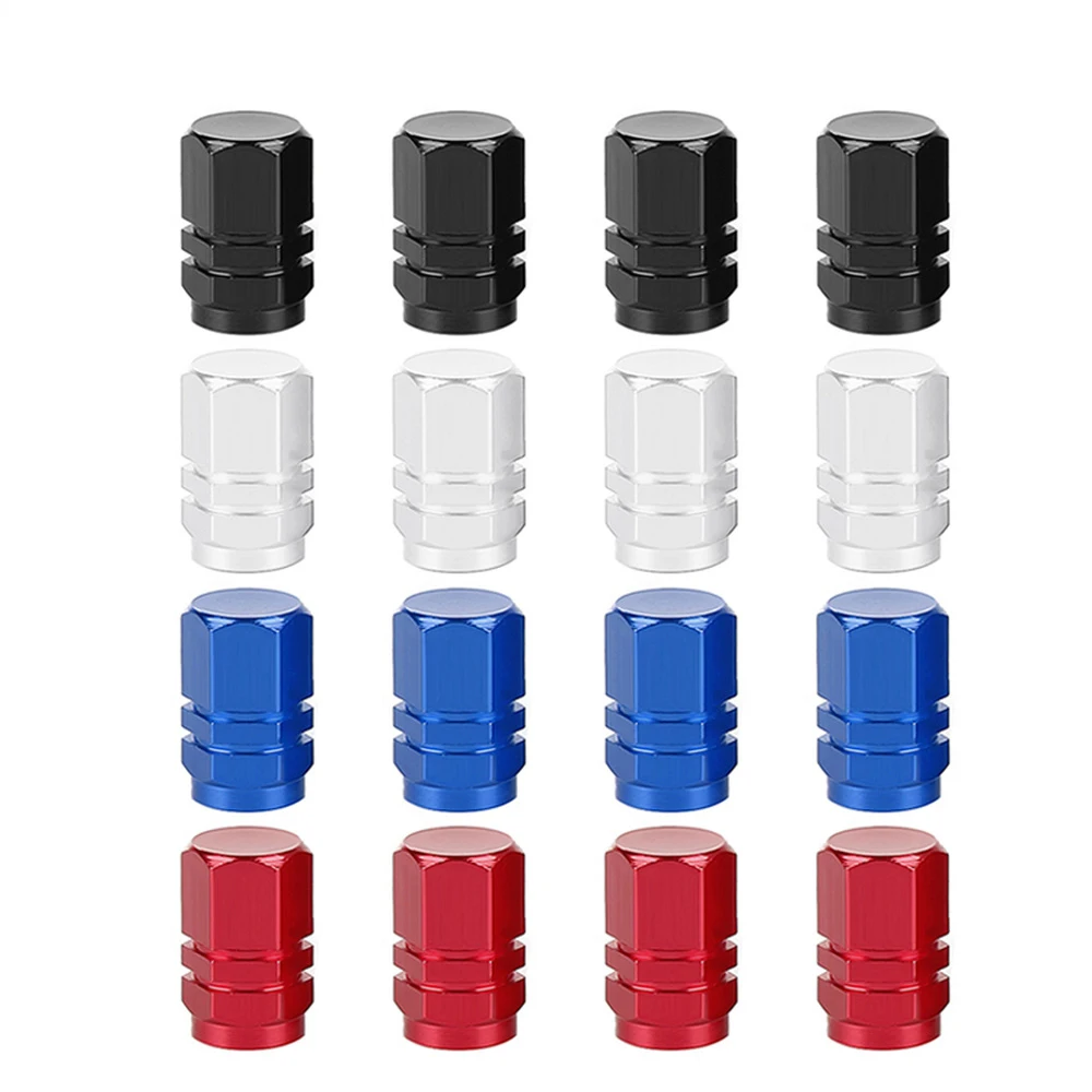 

DSYCAR 4Pcs/lot Universal Car Moto Bike Tire Wheel Valve Cap Dust Covers Car Styling for Fiat Audi Ford Bmw Car VW Opel Mazda
