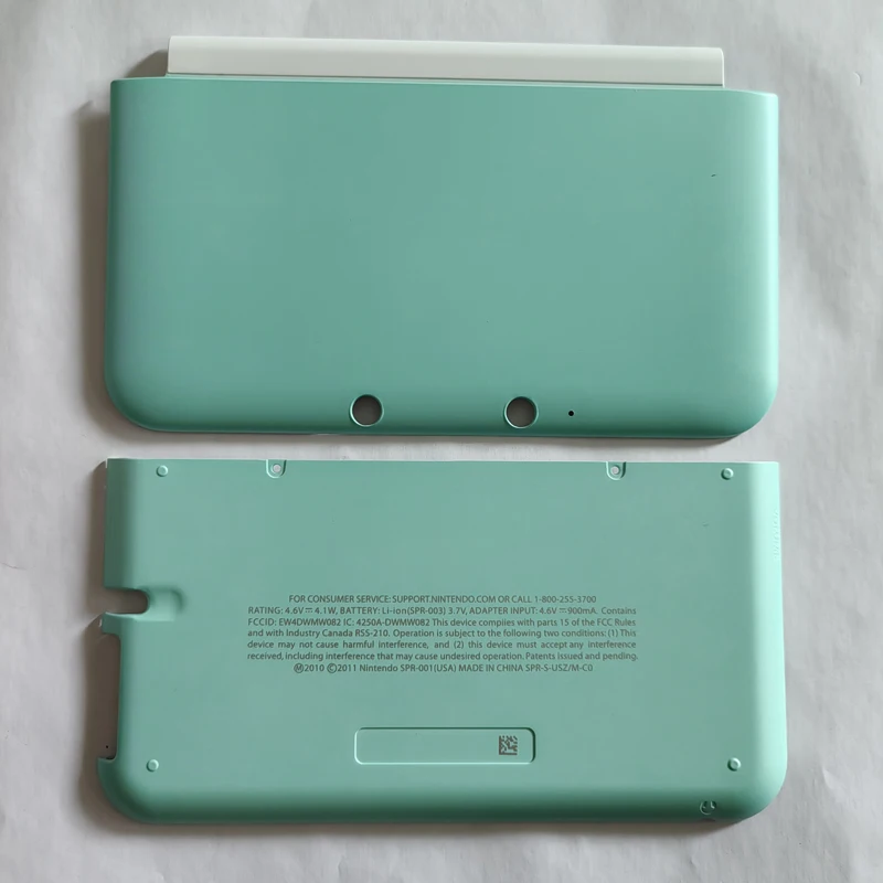 Nueva funda superior inferior lateral A & E con placas de cubierta para Nintendo Old 3DS XL LL 3DSXL carcasa de consola