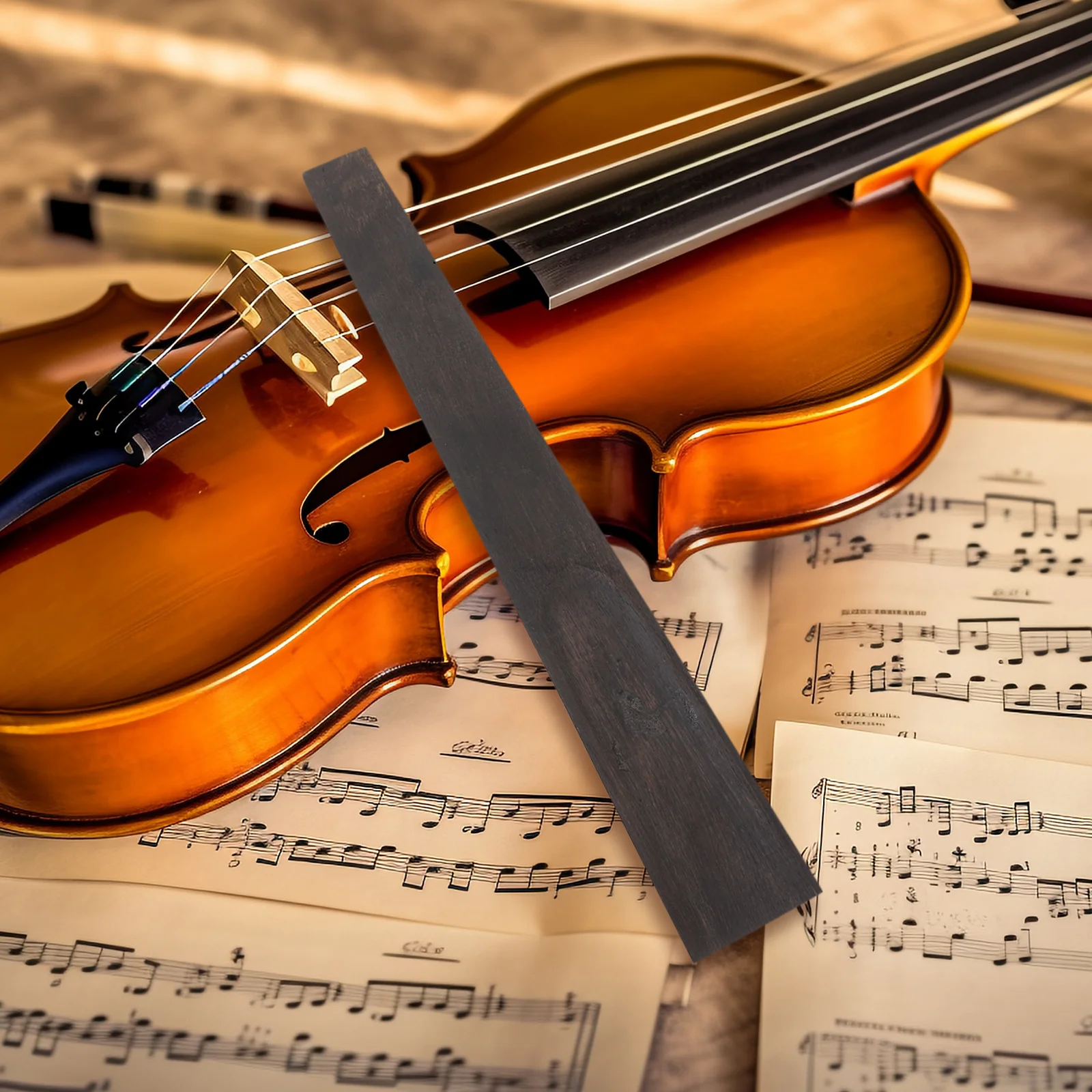 الكمان فريتس الأبنوس آلة موسيقية جزء إصبع استبدال الذيل الأصابع لرأس الرقبة