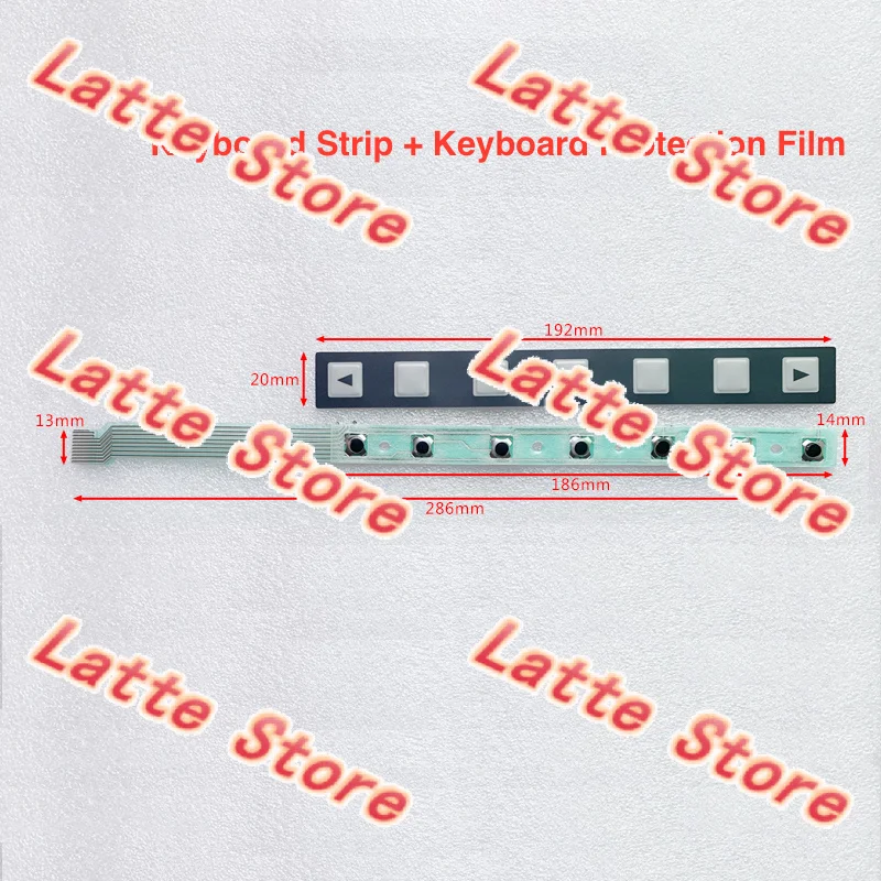 For FANUC 7 KEY A86L-0001-0298 A98L-0005-0252 Industrial Membrane Keypad + Cable Flex Switch