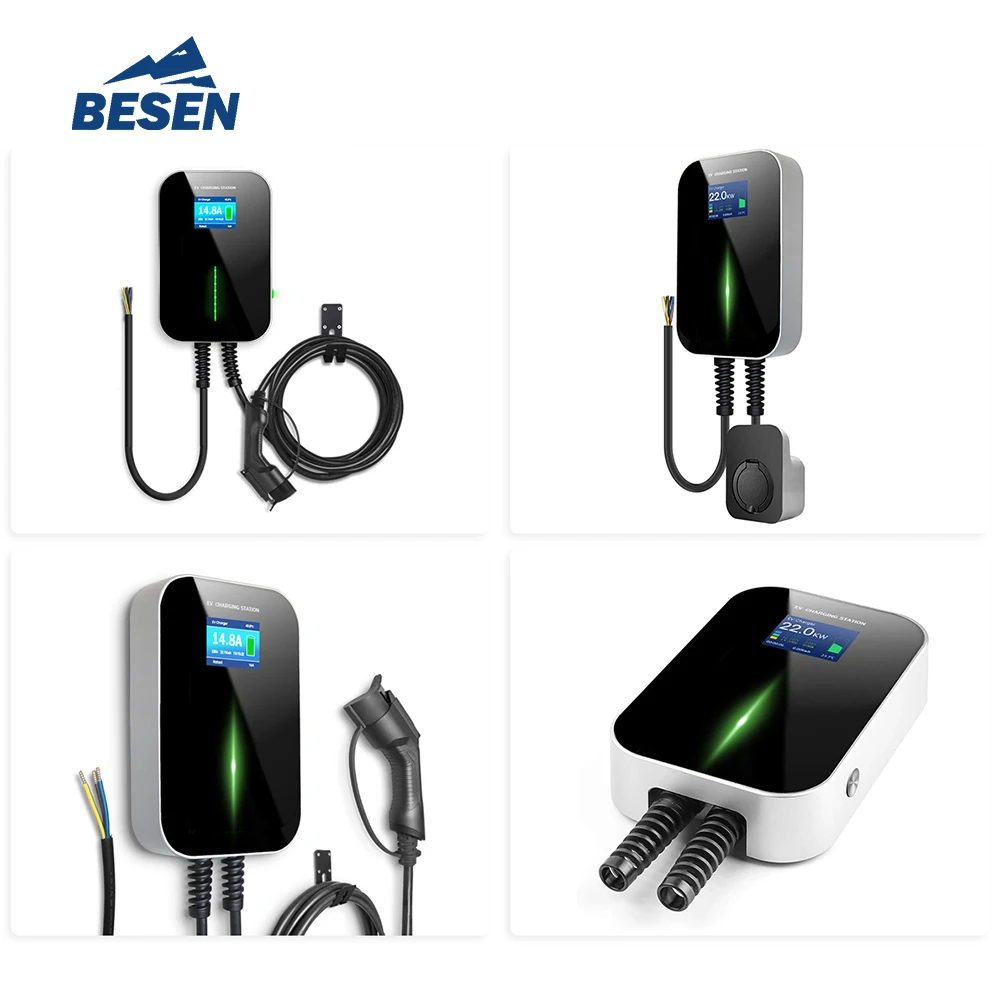 China OEM EVSE 11kw Vehicle Charger Station Mode 3 Electric Car Wallbox
