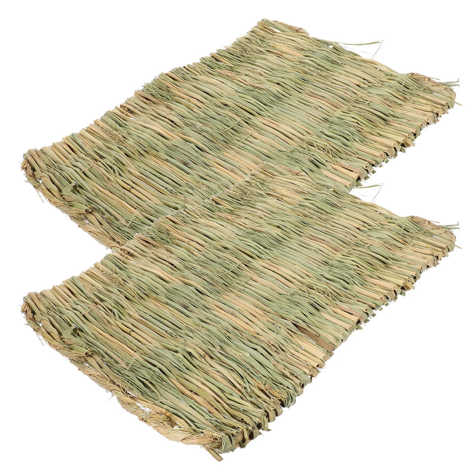 

2pcs Straw Mat For Chicken Nesting Box Egg Laying Mats Small Animals Bed Mat Chicken Cage Cushions Pet Supplies