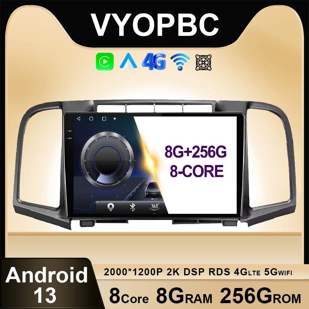 

Android 13 For Toyota AV10 Venza 2008 - 2016 Car Radio ADAS No 2din WIFI BT Video QLED DSP Navigation GPS 4G LTE Multimedia AHD