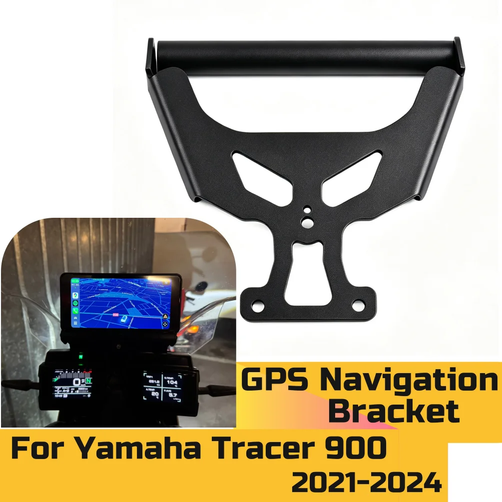 Tracer900 GPS Navigation Holder For Yamaha Tracer 900 GT 2021-2024 Mobile Phone Support Mount Bracket Motorcycle Accessories