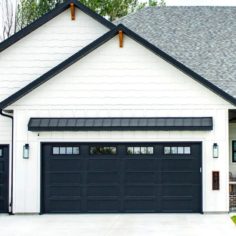 Residential Wood Grain Golden Supplier Metal 12 X 7 Custom Insulated Sectional Garage Door Turkey