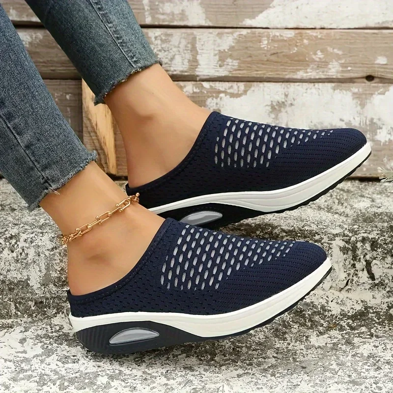 Women Wedge Slippers Premium Slippers Vintage Anti-slip Casual Female Platform Retro Shoes Plus Size Orthopedic Diabetic Sandals