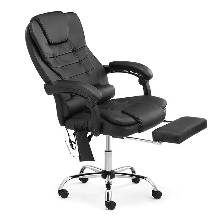 YYHCSoft PU Leather Ergonomic Office Gaming Chair with Cushioned Seat Adjustable Height Reclining Function High Back Support