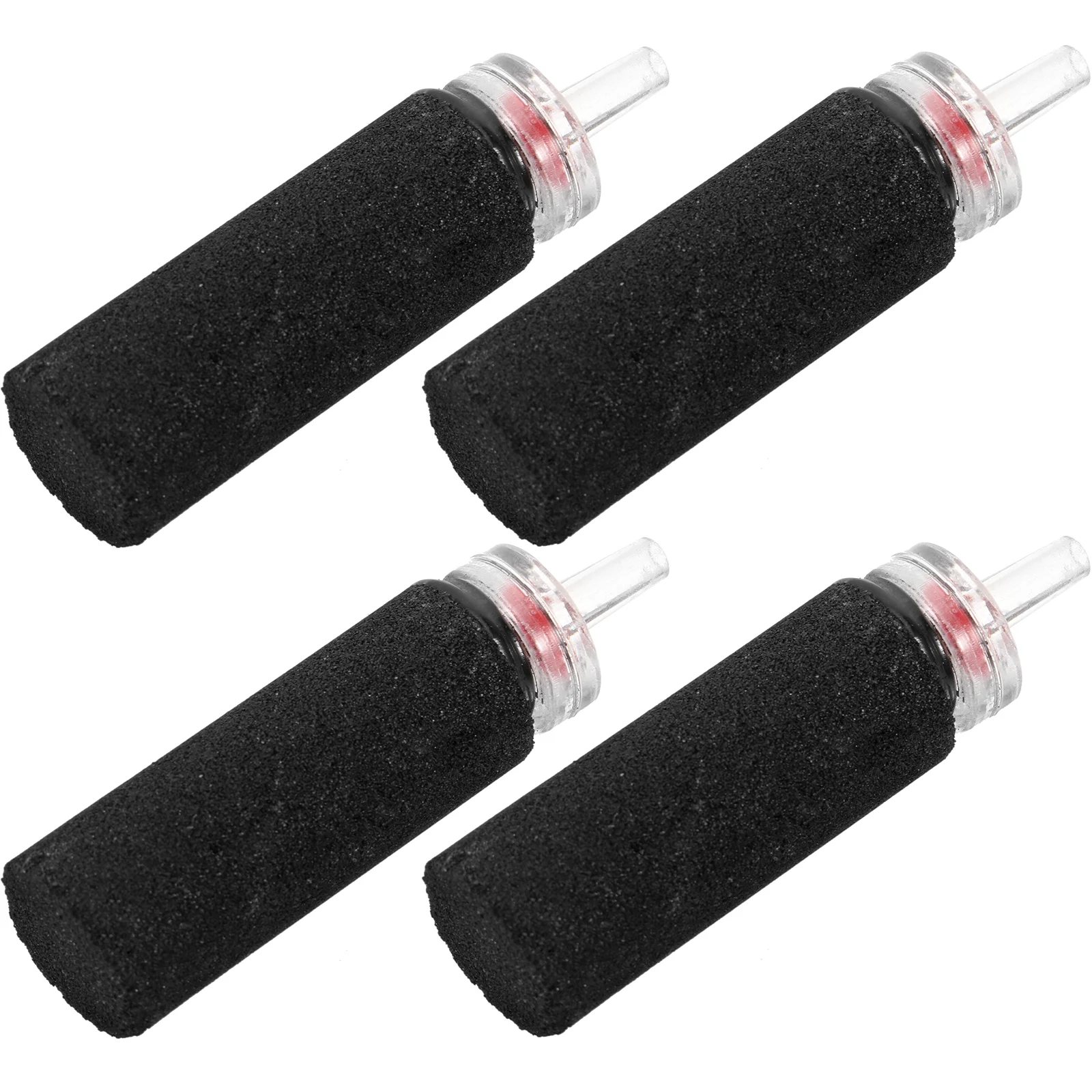 

4 Pcs Black Air Stone Oxygen Diffuser for Fish Tank Bubble Maker Check Valve Freshwater Saltwater Aquarium Pet Supplies