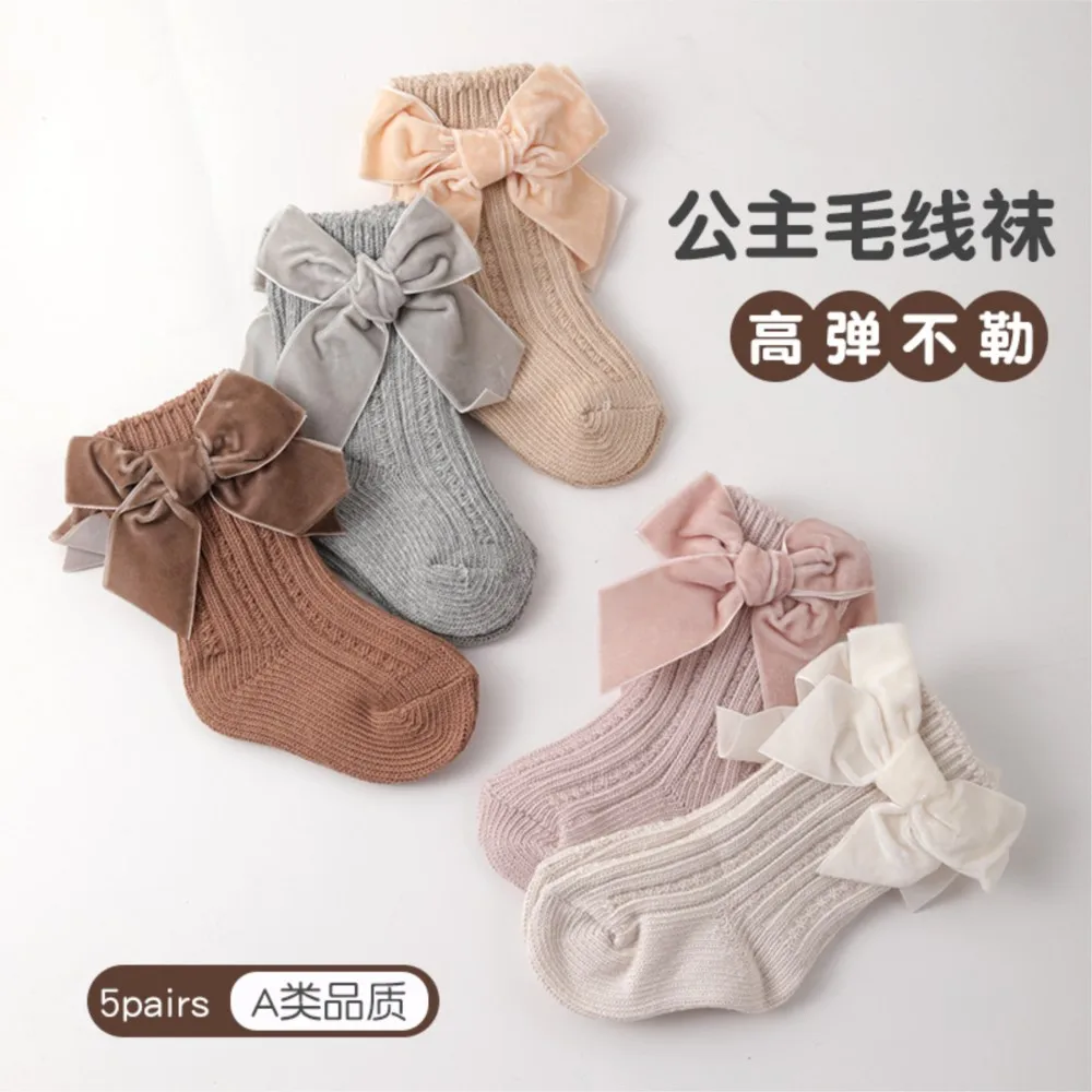 Baby thick needle socks Spanish baby socks for boys and girls in autumn and winter socks Princess plush socks children socks