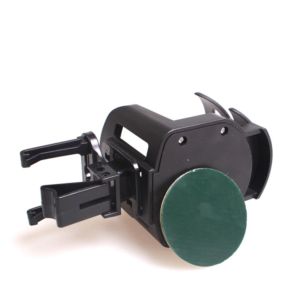 

ABS Folding Car Cup Holder Black Suitable for 57-72mm Bottles Mount on Air Outlet Or Instrument Panel Car Beverage Drink Bottle