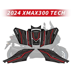 Per YAMAHA XMAX300 2024 anni Moto Gomma Serbatoio Carburante Adesivi Kit Di Bici Gas Pad Decorazione E Decalcomanie di Protezione