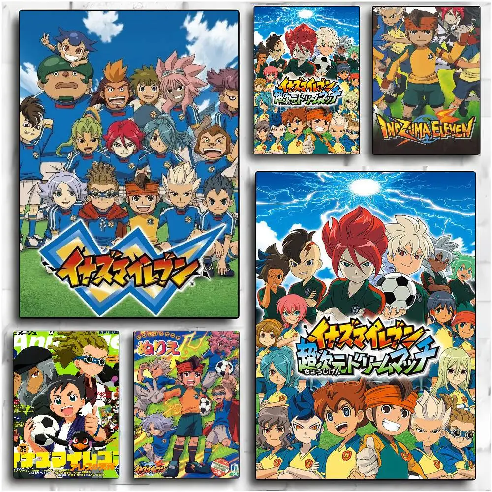 Anime I-Inazuma eleven Poster HD art sticky wall waterproof home living room bedroom aesthetic decoration