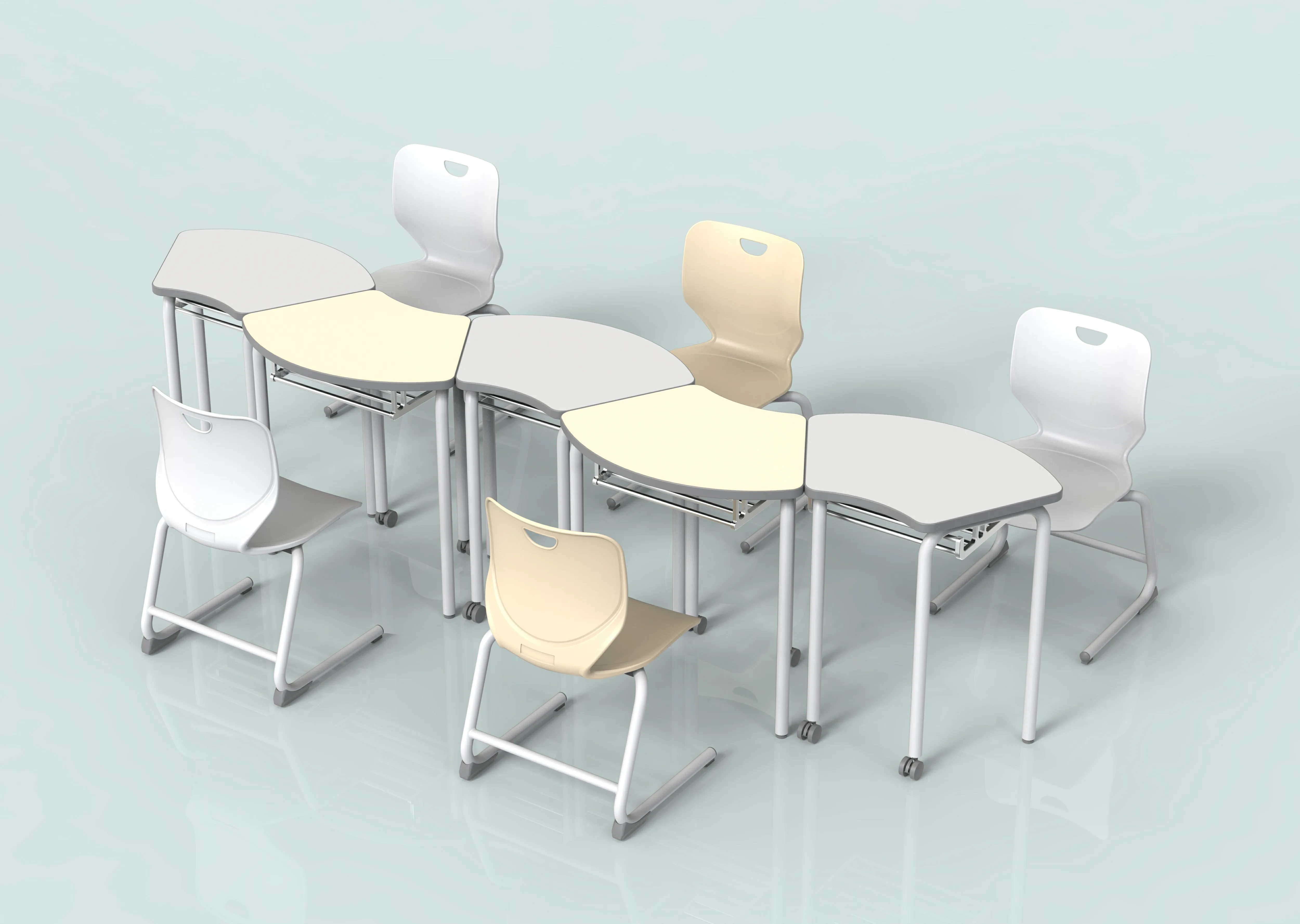 Classroom Modern Furniture School Sets Student Desk and Chair Cheap Primary School Furniture