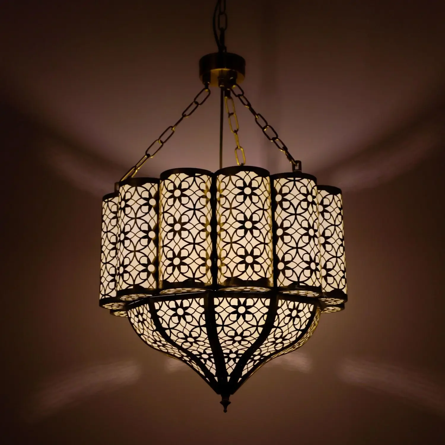 Moroccan classic Thai hollow chandelier retro exotic Xinjiang bar Specialty Restaurant Cafe Hotel