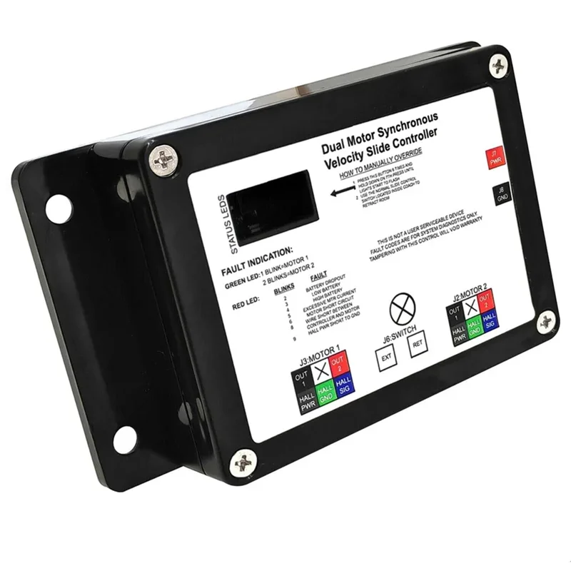 SmCpFor Lippert V-Sync II Dual Motor Synchronised Speed Slide Controller Replacement Part- 13398-DO Replaces 13398-C2