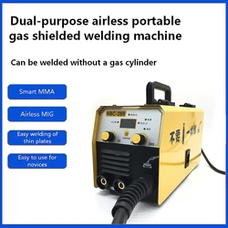 220V 3500W 285A Semi-automatic Welding Machine 2 In 1 MMA Welder MIG Welding Machine Without Gas Arc DC Inverter Welding Machine